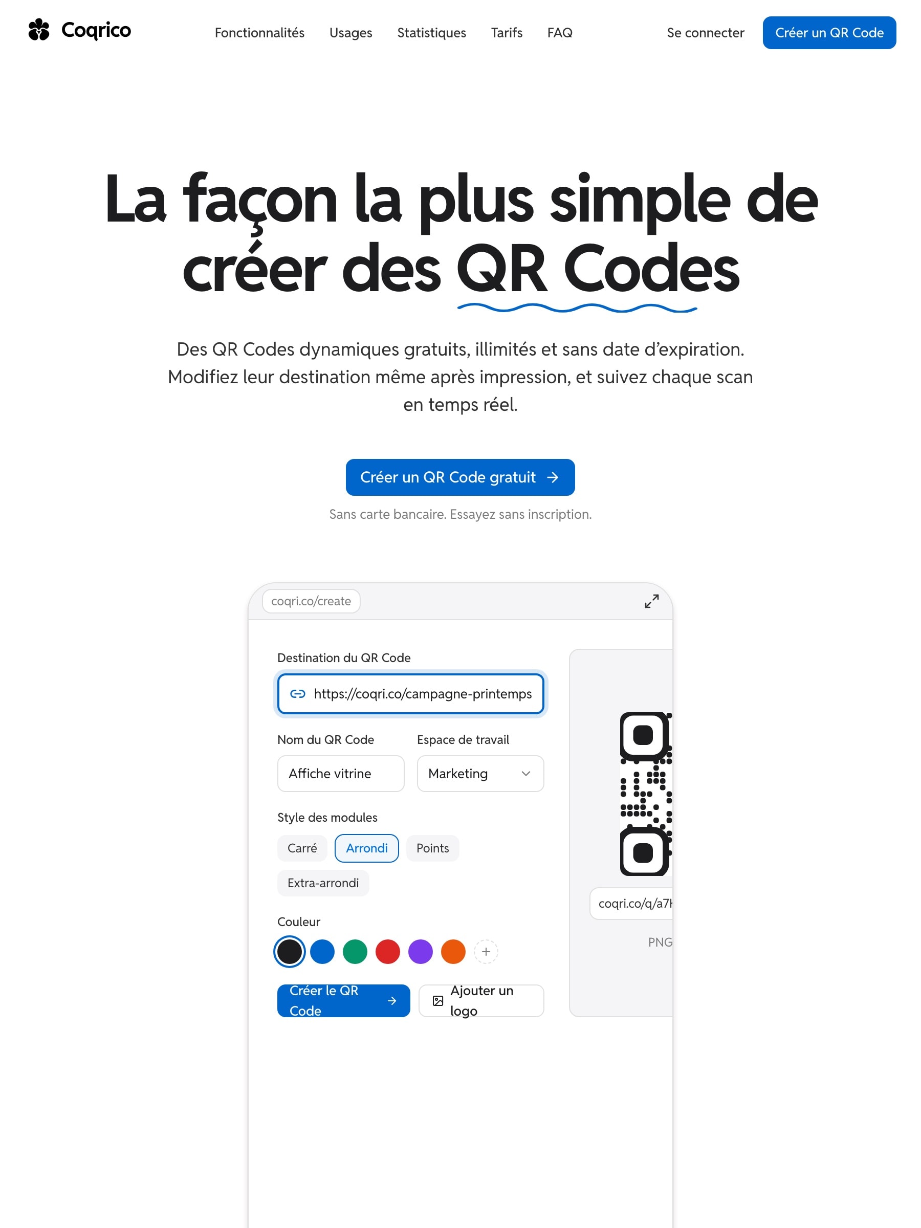 Coqrico website