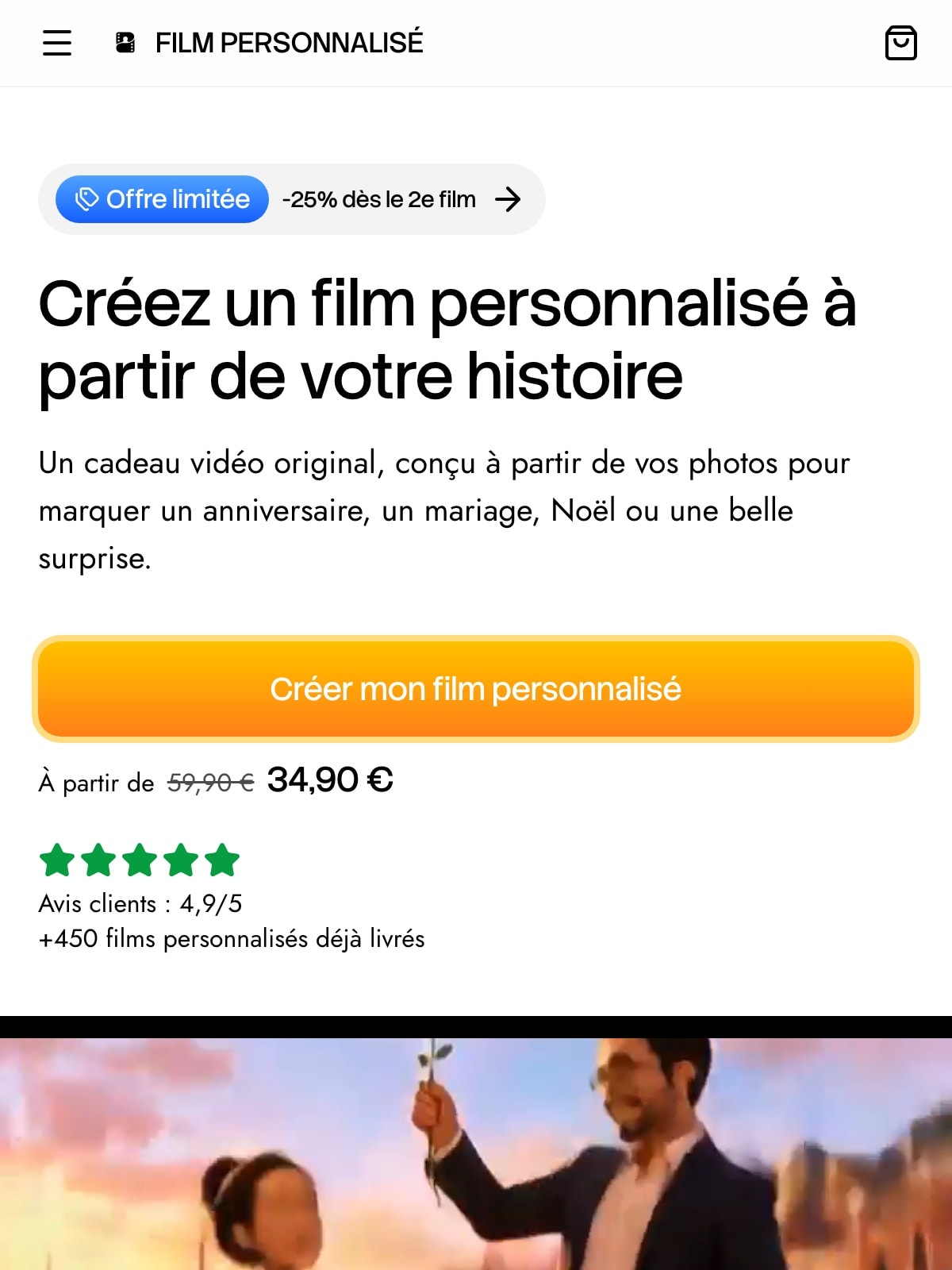 Film Personnalisé website