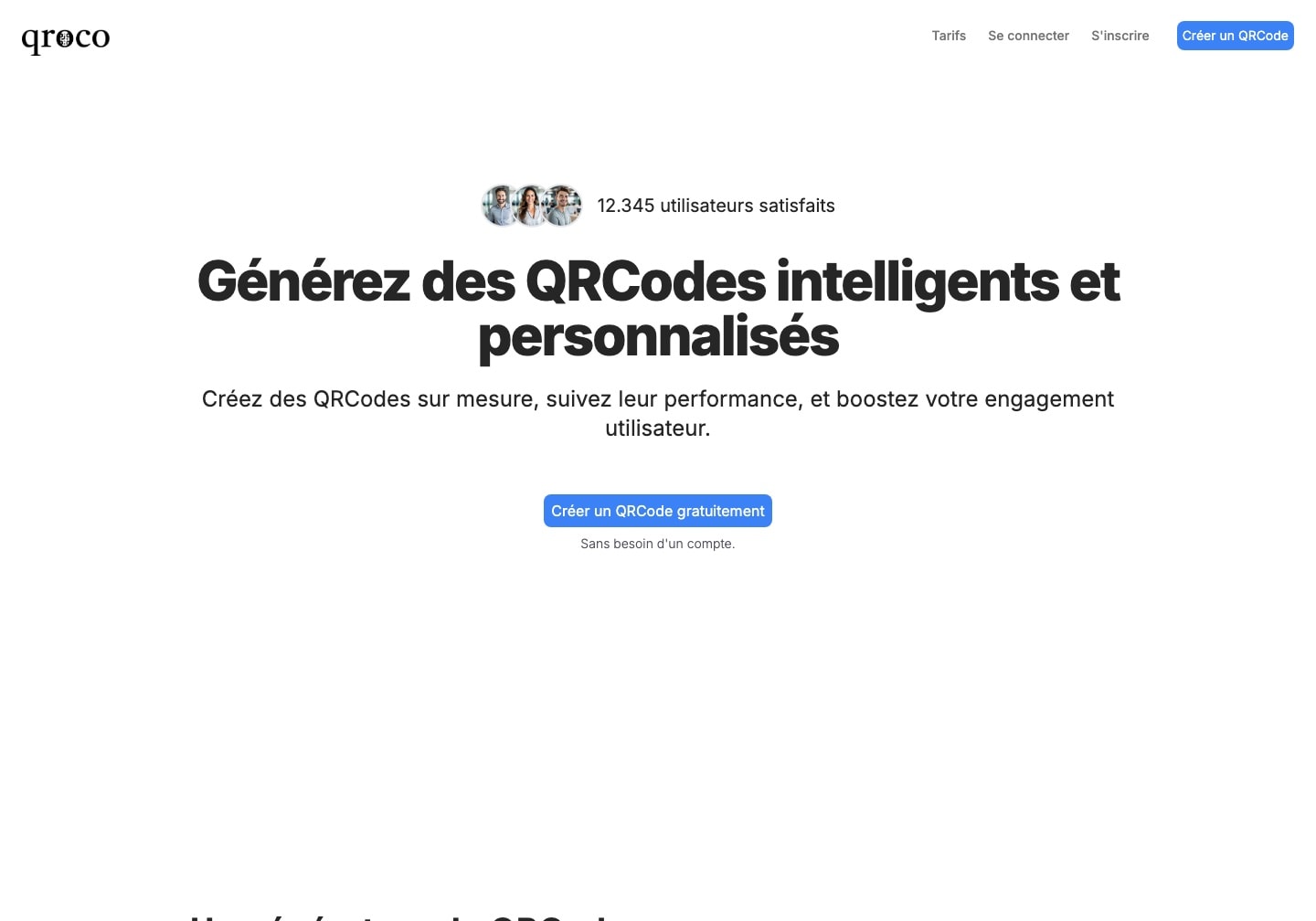 Qroco website